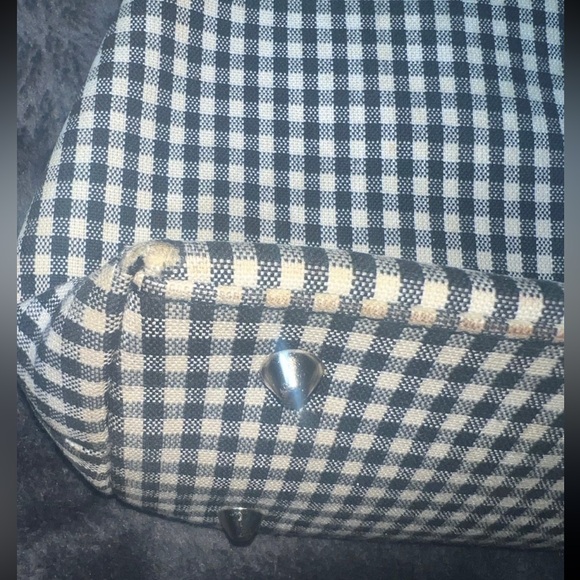 Vintage Checkered bag by Isabella Fiore (READ DESCRIPTION & SEE PICS) - Picture 6 of 12